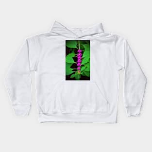 Purple Fruit Clusters Kids Hoodie